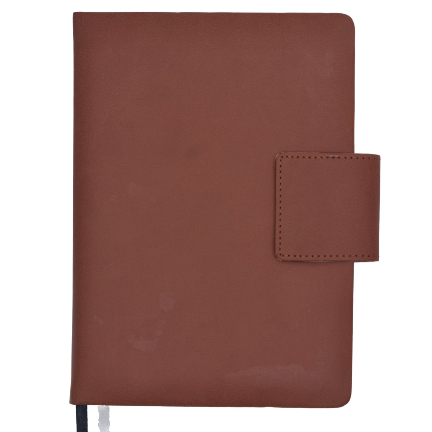 A5 Faux Leather Diary Journal with Magnetic Closure - Brown