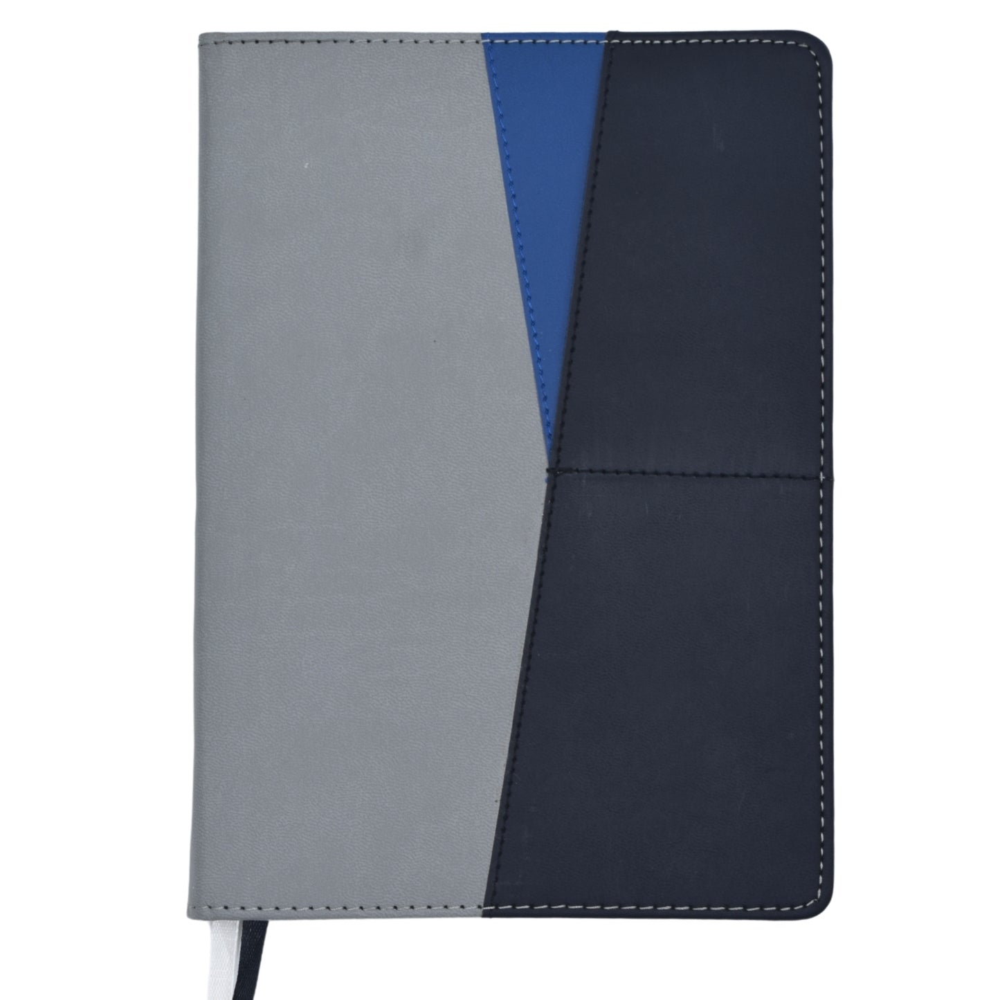 PU Hardbound Cover With Card Pocket Diary - Blue