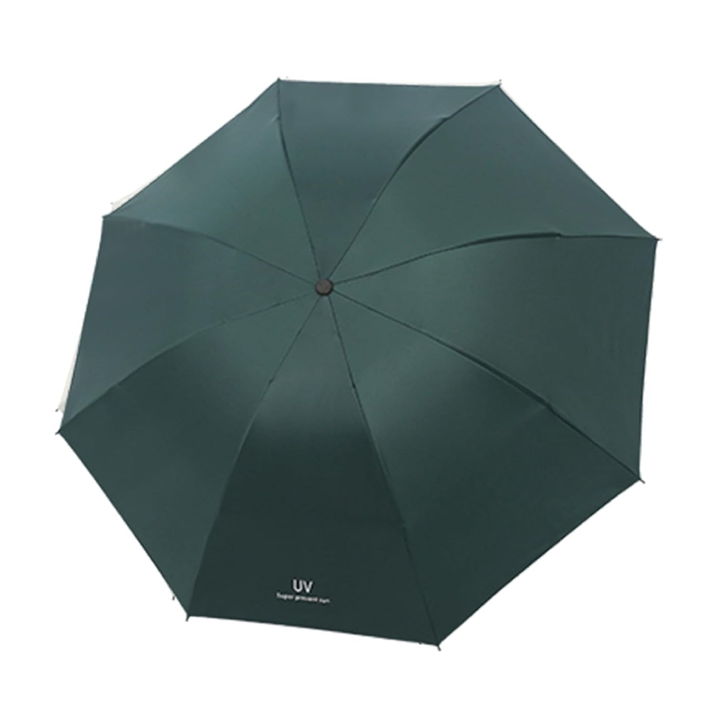 Automatic Open Close UV Umbrella for Rain Sun Protection, Green