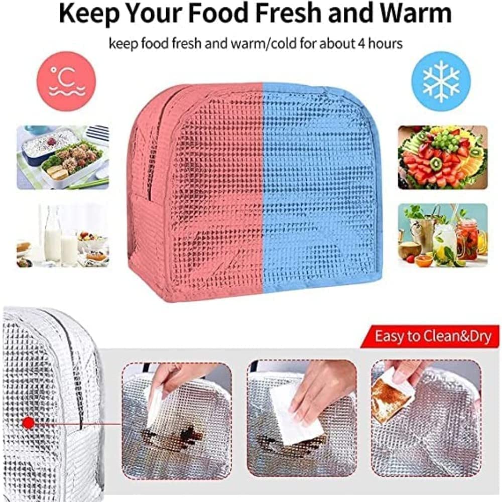 Lunch Bag for Office use, Men and Women/ Tiffin Bags for School Kids - Blue