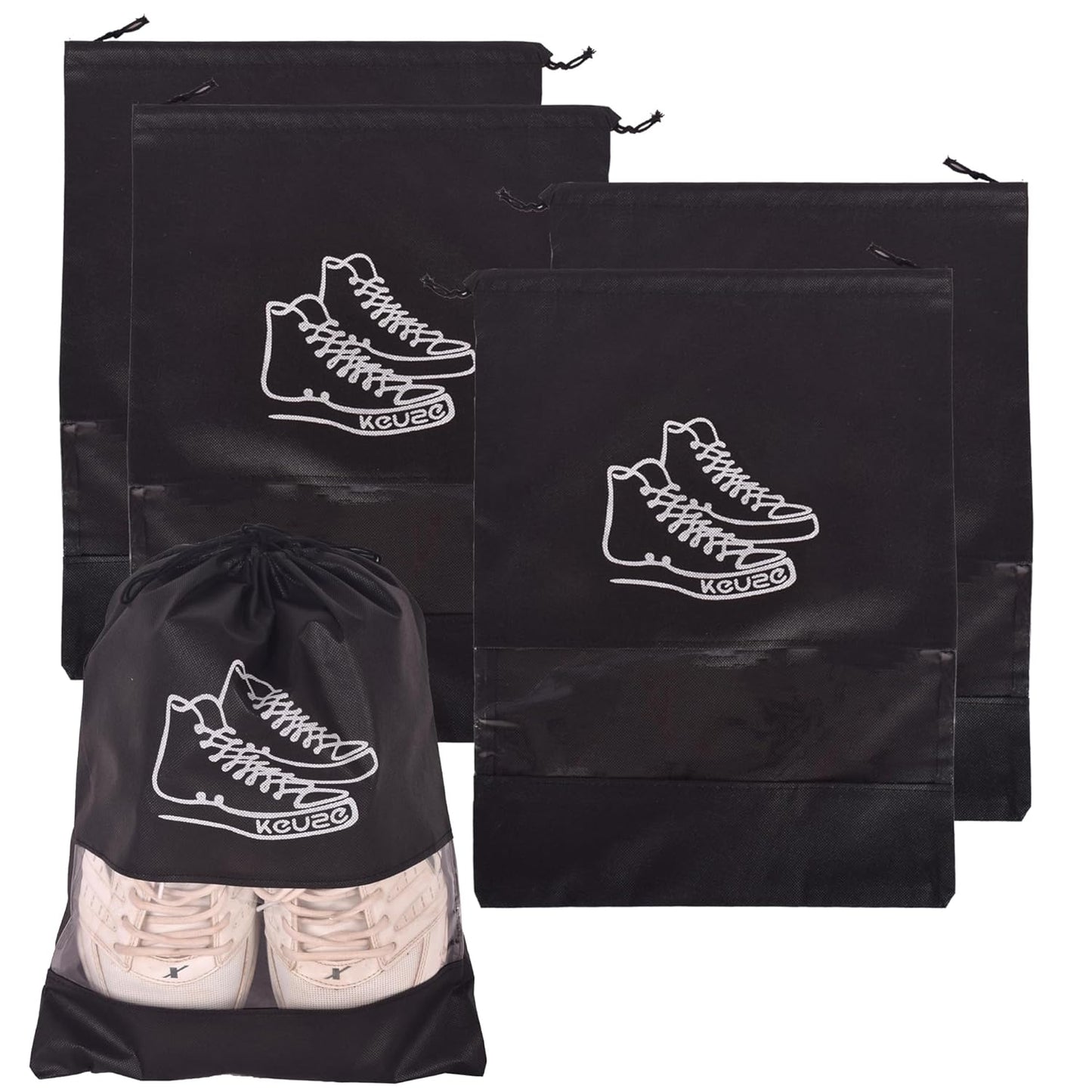 Shoe Bag for Travel & Storage - Set of 4