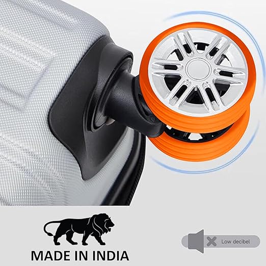 Silicon Travel Luggage Wheel Protector Cover - Orange