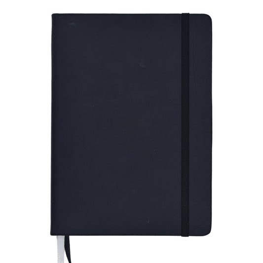 A5 Diary Journal with Elastic Closure - Black